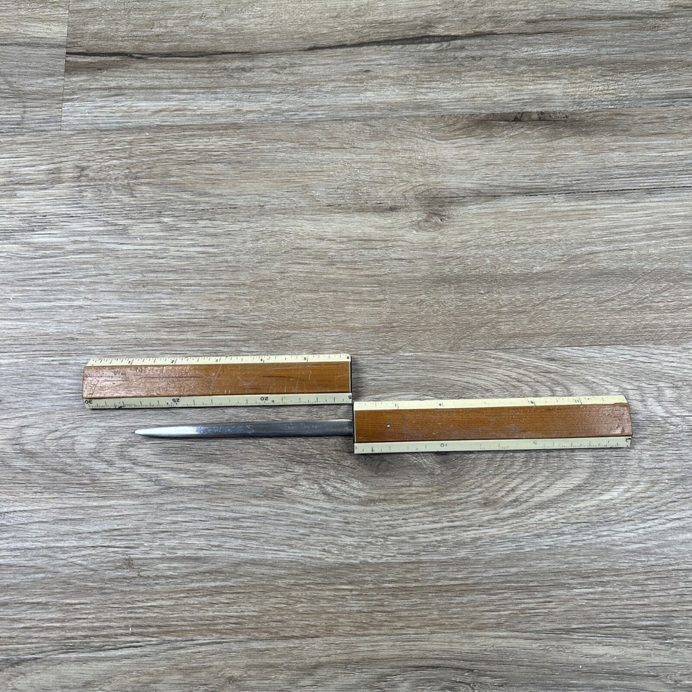 Vintage Stainless Steel Letter Opener 12