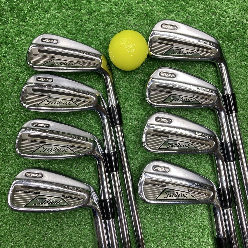Titleist AP2 Iron Set 3-9+Pw Genuine Steel Shaft S200 8pcs RH From Japan Used