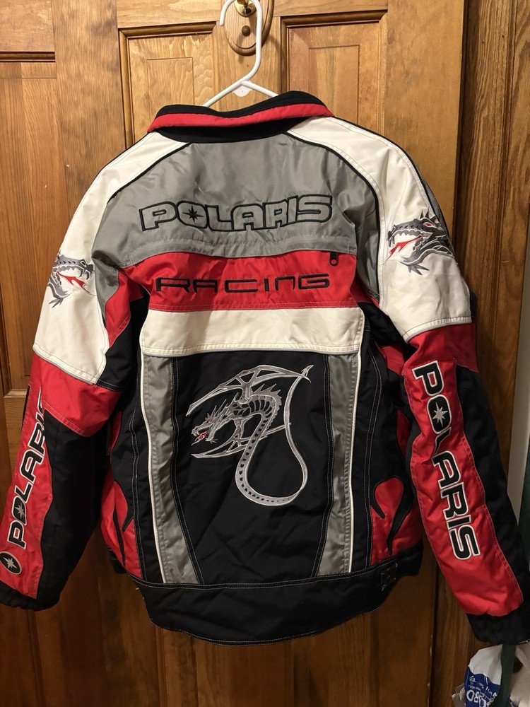 Vintage Y2K Rare Polaris Flames  and  Dragon Jacket