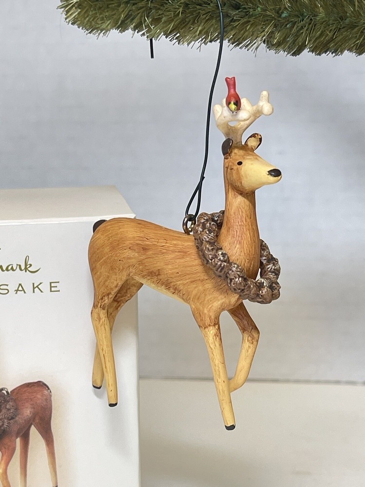 Hallmark Peaceful Animals Keepsake Christmas Ornament Reindeer Deer 2007
