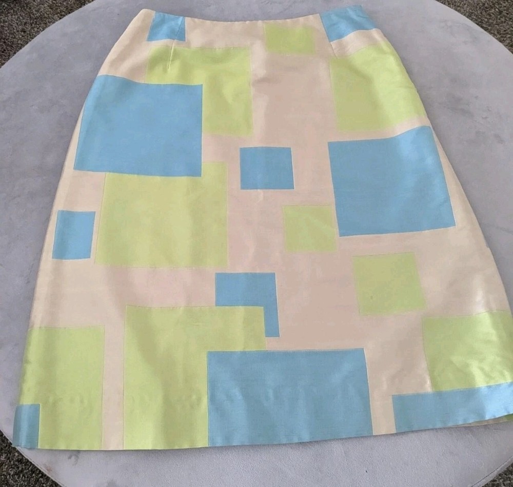 RARE Vintage Louis Feraud Silk Skirt Size 4