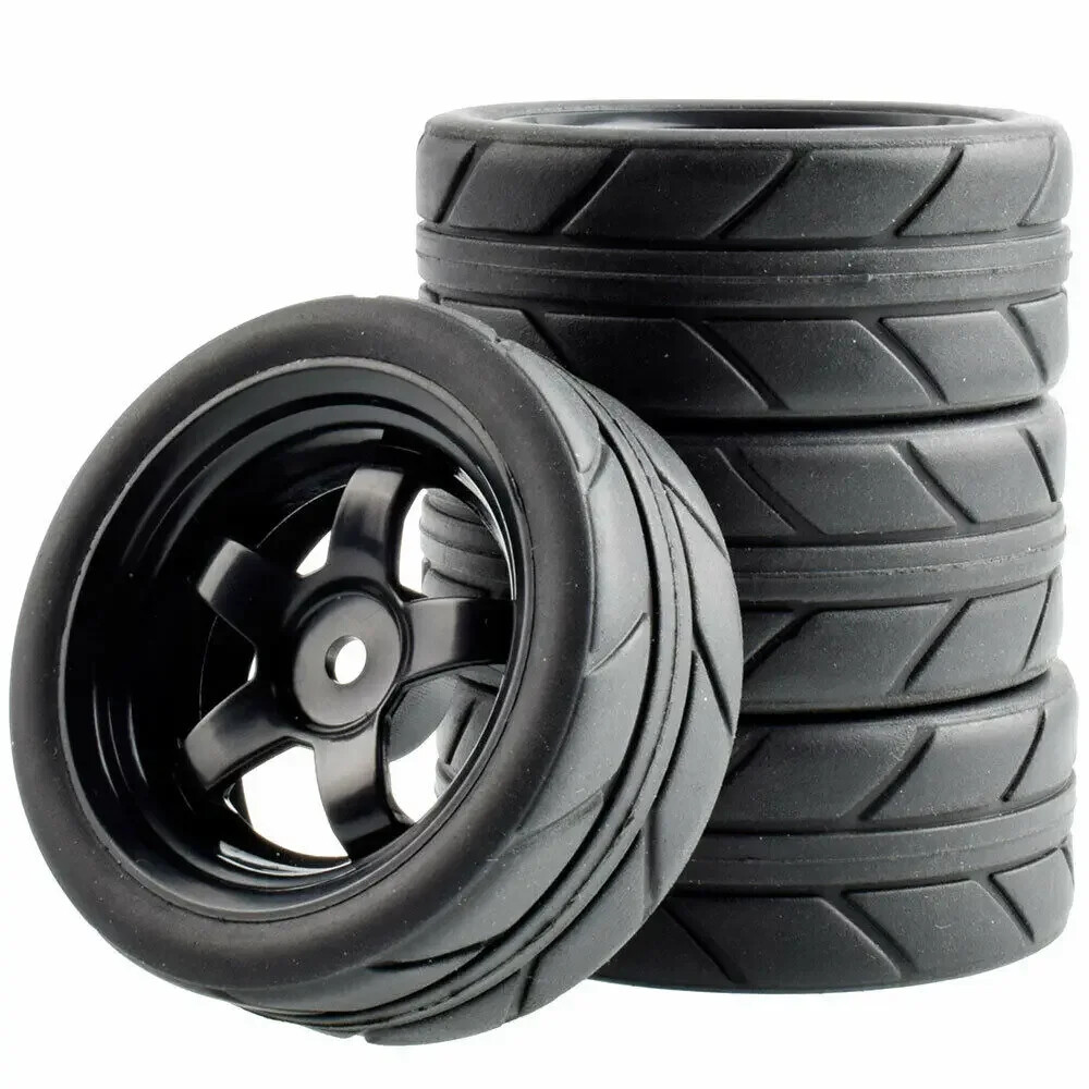 Rc Car 1/10 Wheels Tires Onroad For Tamiya tt01 tt01e tt02 Hpi Rs4 HSP Kyosho D4