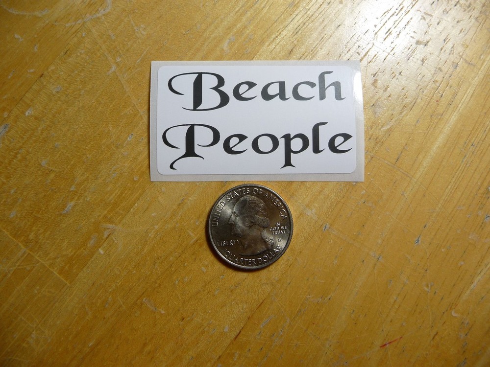 Beach People Sticker Decal Bulk Pack 1-50 Options  