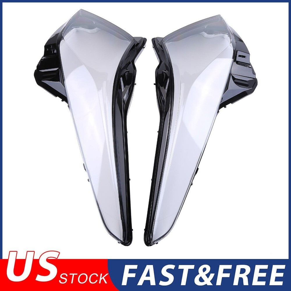 2013-18 Cadillac ATS Headlight Lens Cover Replacement Pair