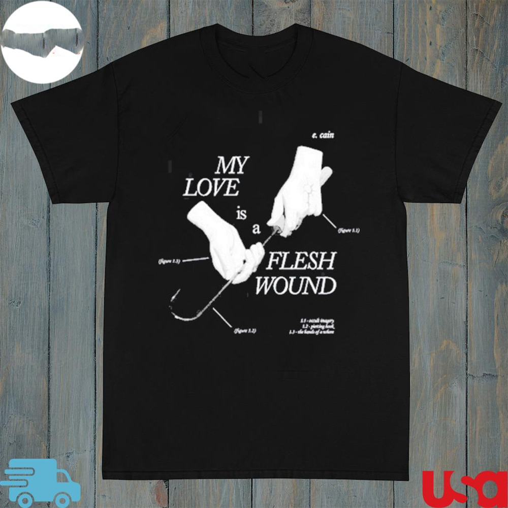 Ethel Cain My Love Is Flesh Wound 2024 Black T Shirt S-5XL