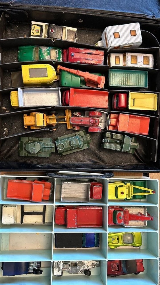 Matchbox Lot With Two Cases