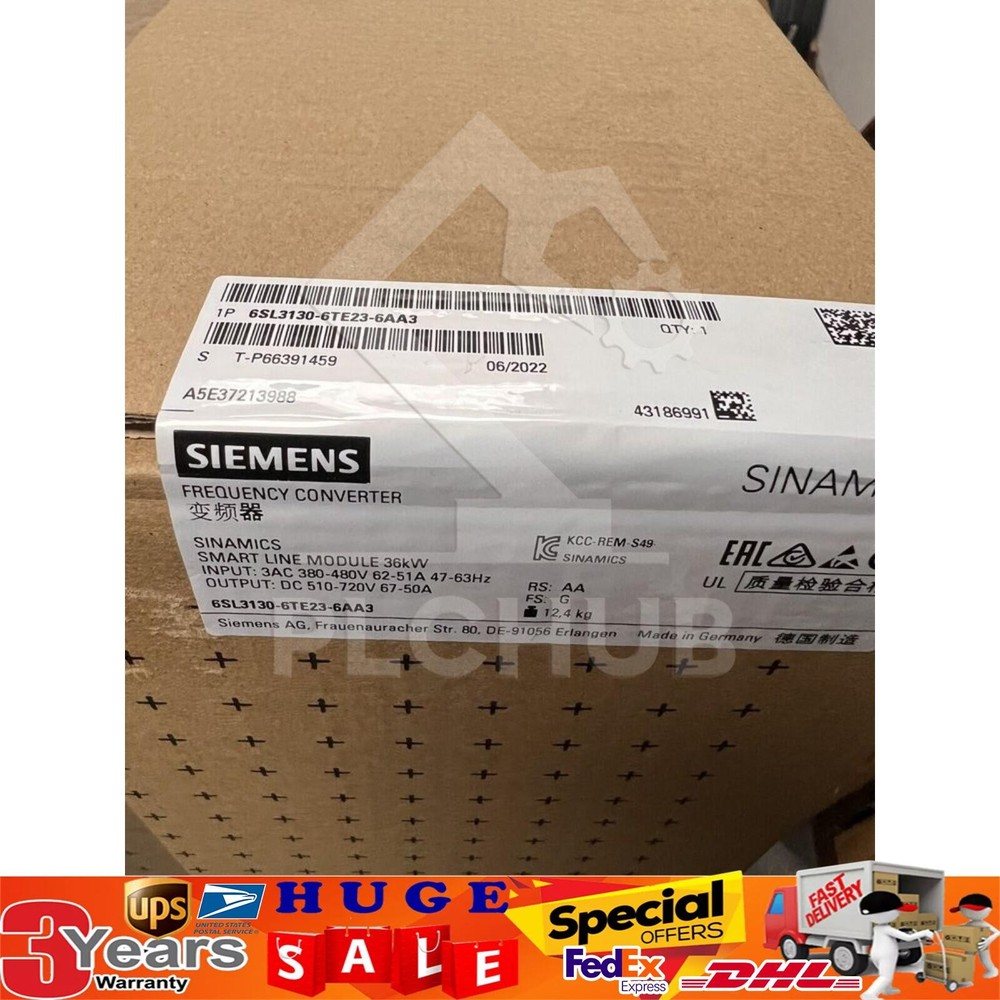 1 PCS New Siemens 6SL3130-6TE23-6AA3 6SL3 130-6TE23-6AA3 DHL FAST FREE SHIP