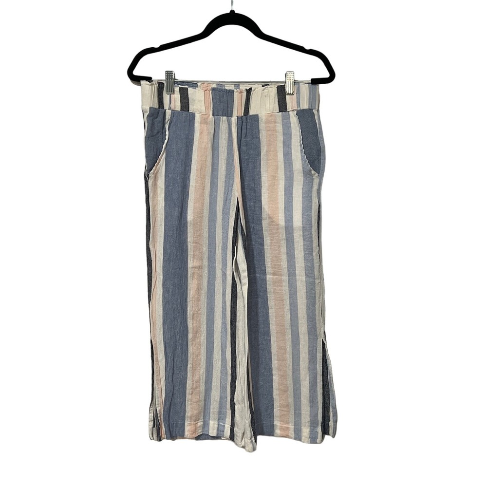 Indigo Rein, Linen Blend, Wide Leg Pants, Size M, 1080Z