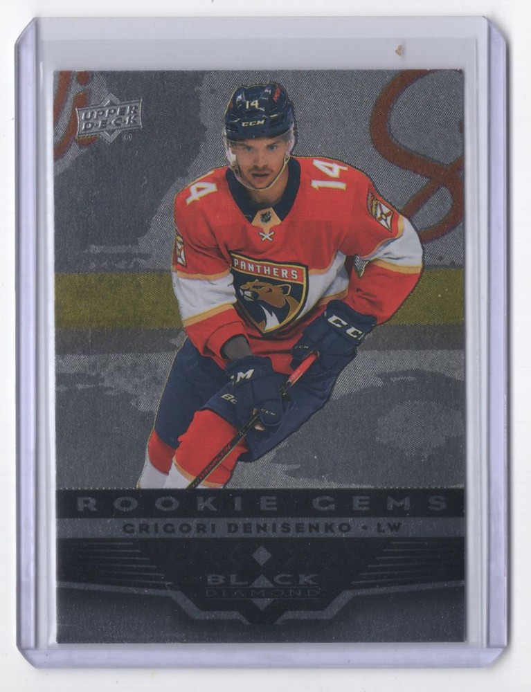 2021-22 UD Black Diamond Retro Rookie Gems Grigori Denisenko RC Card