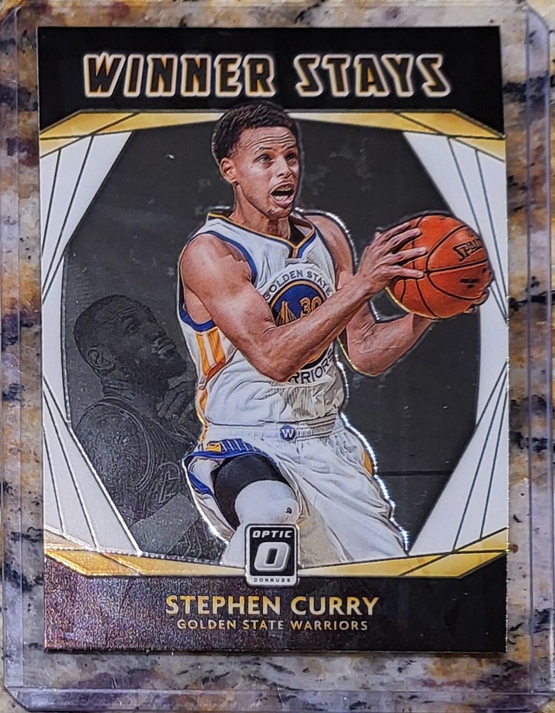 Stephen Curry 2020-21 Donruss Optic  Winner Stays #3 Golden State warriors