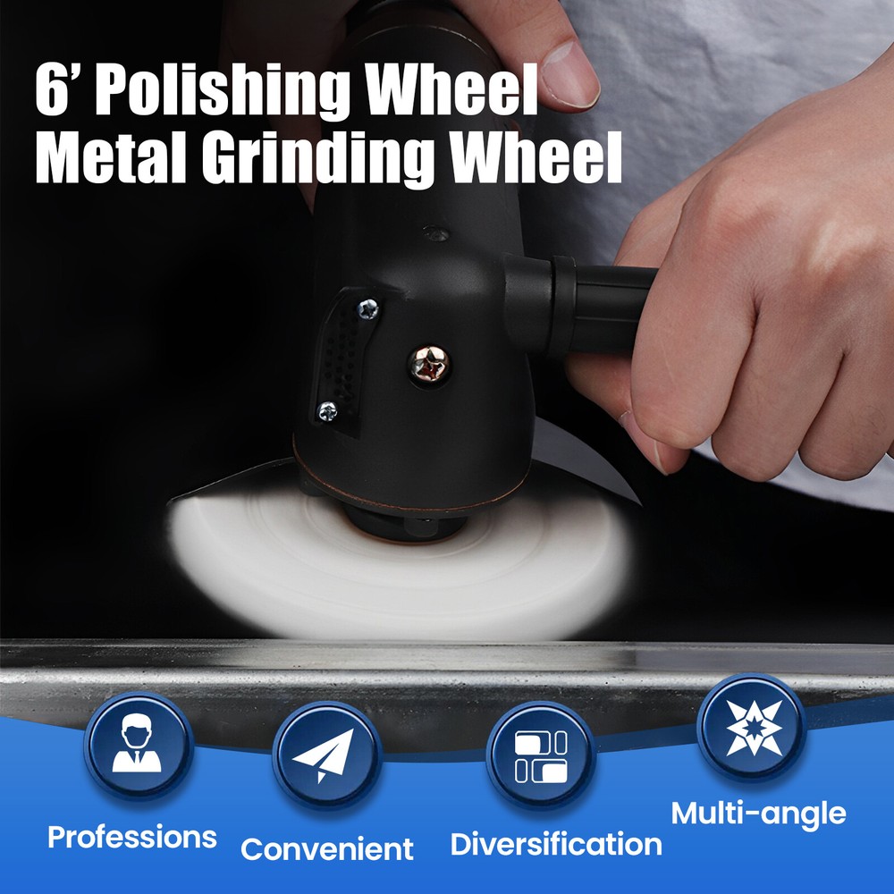 7 Pcs 6inch Polishing Wheels Kit Reusable Kit Including 4 Polishing Wheels♔