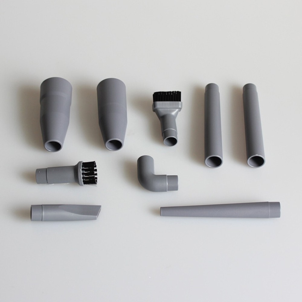 Powerful Dust Absorber Nozzle Set 9pcs Parts Brush for Comprehensive Cleaning!