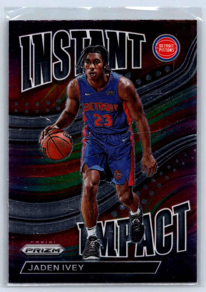 2022-23 Prizm Instant Impact #25 Jaden Ivey Pistons