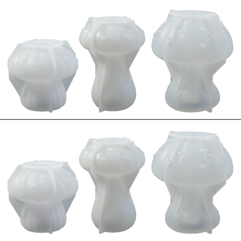Durable Silicone Resin Molds for Crafting Mushroom Shapes