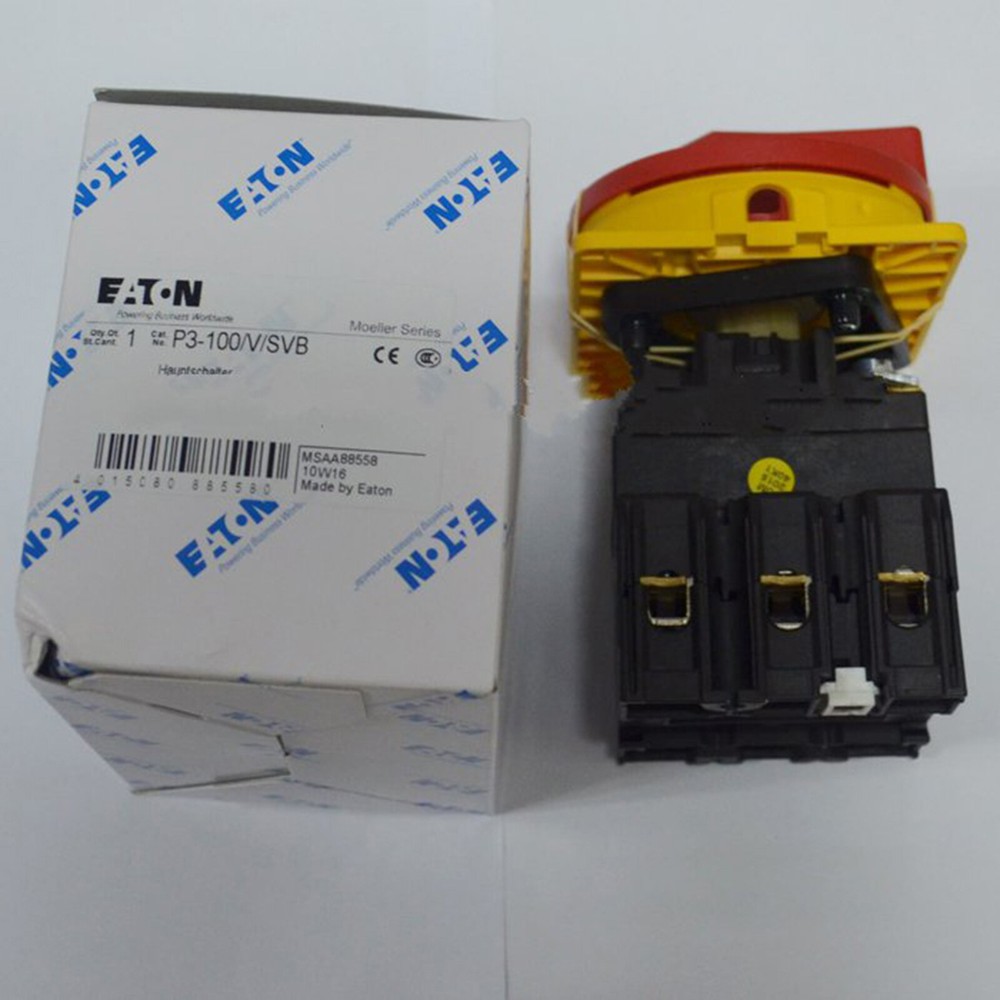 1PC Eaton Moeller P3-100/V/SVB Disconect Switch New Expedited Shipping