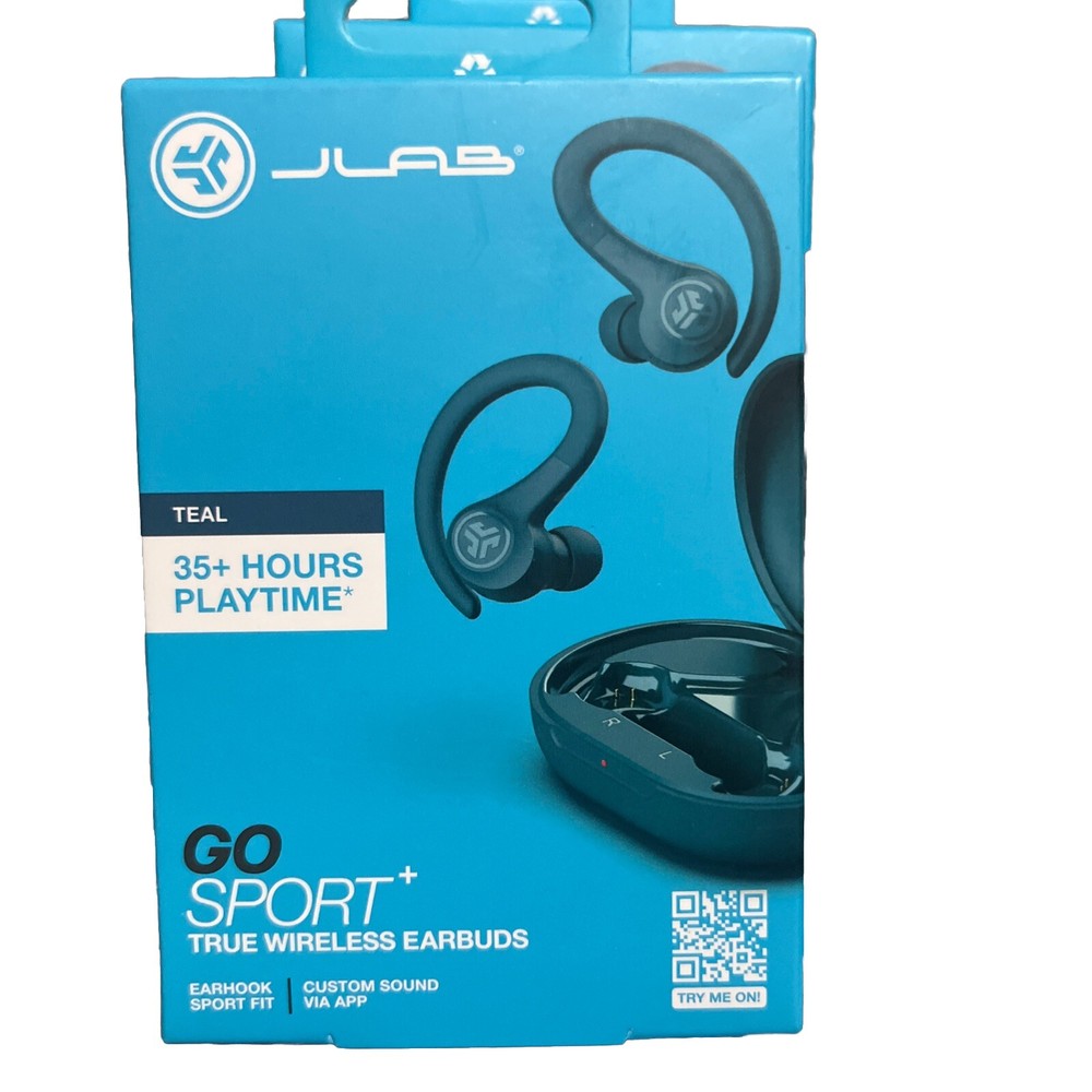 FLASH SALE USB-C JLAB teal  Go Sport True Wireless Earphones Earbuds Teal Green-image