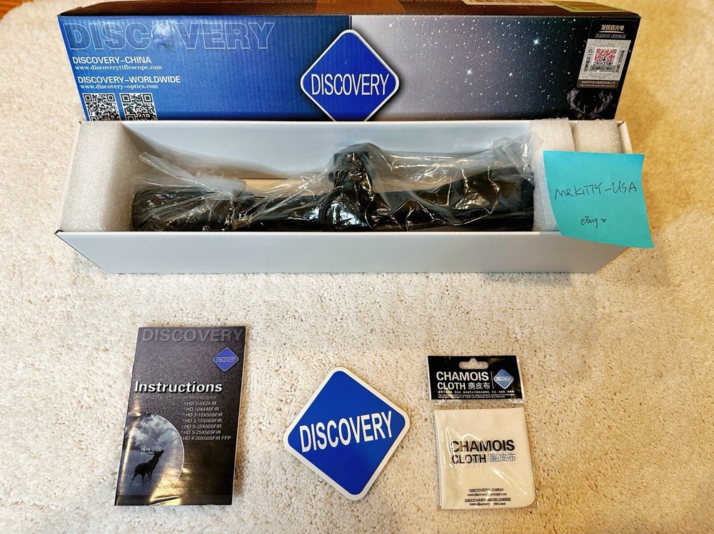 NWE DISCOVERY HD 4-20X50 Rifle Scope Shooting Sight Sighting Telescope