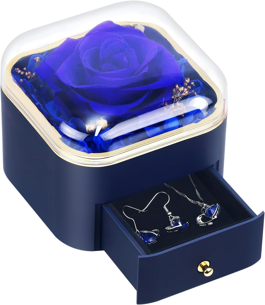 Preserved Flower Rose Eternal Flowers Rose Valentines Day Gifts Include Exquisit