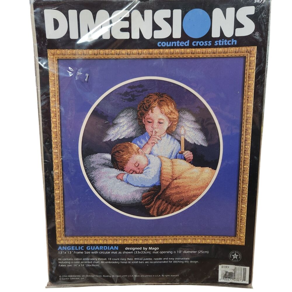 Dimensions Angelic Guardian Cross Stitch Kit 3873 NEW