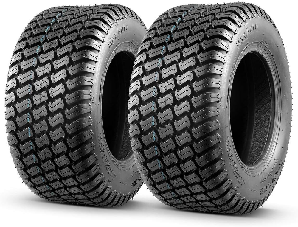 Neumático para cortacésped Maxauto 2 piezas 16X6,50-8 para tractores de jardín cortadoras de césped, 4PR,