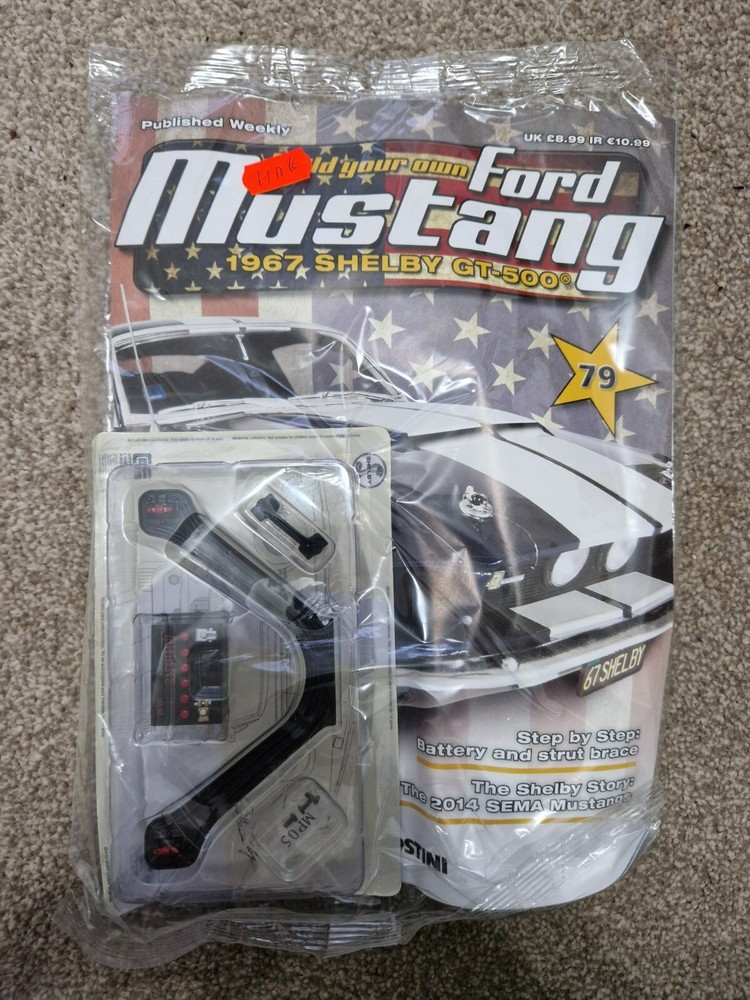 1/8 DEAGOSTINI BUILD YOUR OWN FORD MUSTANG 1967 SHELBY GT-500 ISSUE 79 INC PART