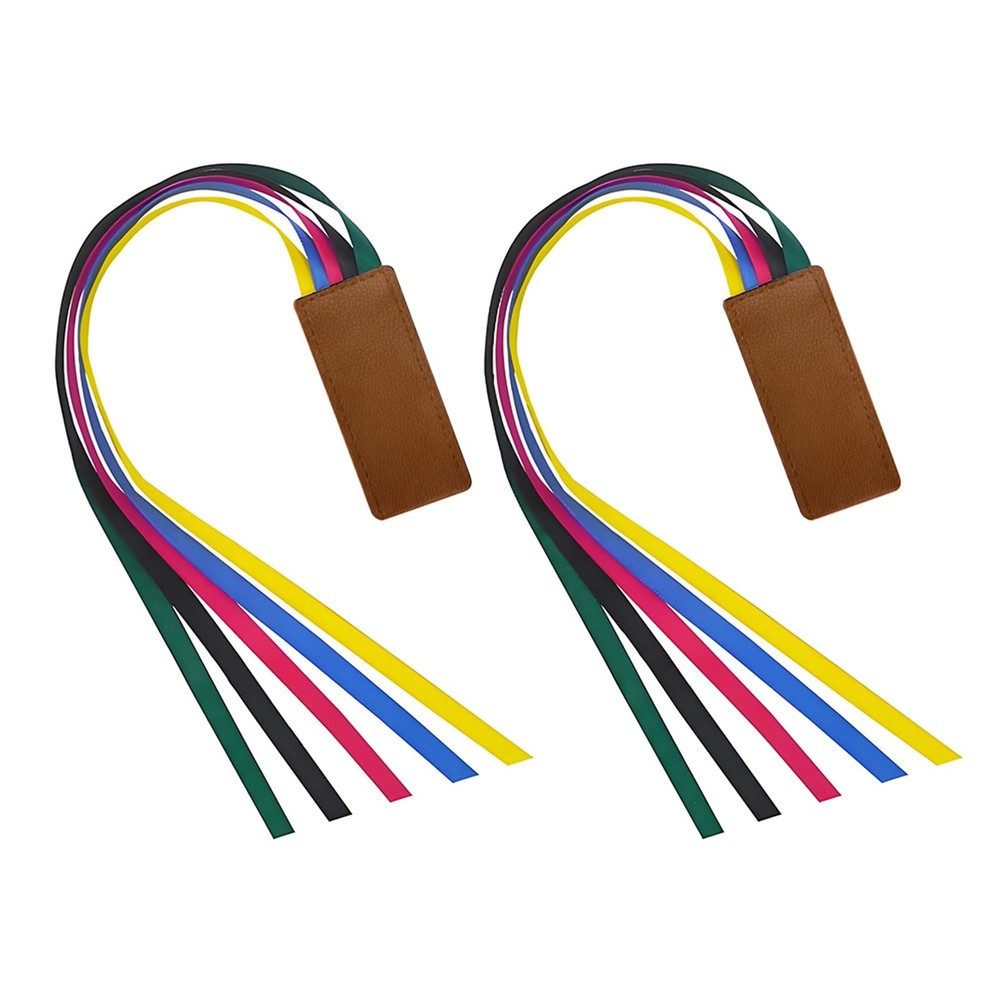 2 Pcs Bible Bookmark, Colorful Ribbon Bookmark, Artificial Leather Bible Ribb...