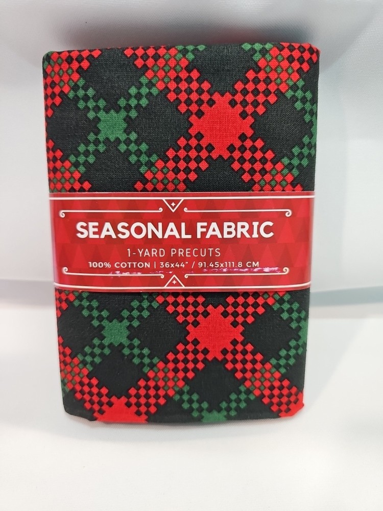 Seasonal Cotton Fabric 1-Yard Precuts for Quilting & Crafts  -image
