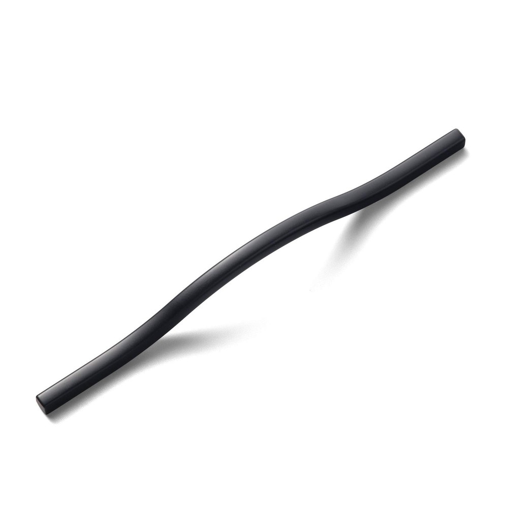 Modern Minimalist Matt Black Cabinet Pull Handle for Wardrobe Drawers