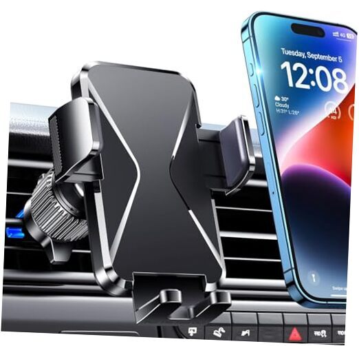 Car Phone Holder Vent [Big Phone Friendly Panel] Car Vent Phone Mount for Car
