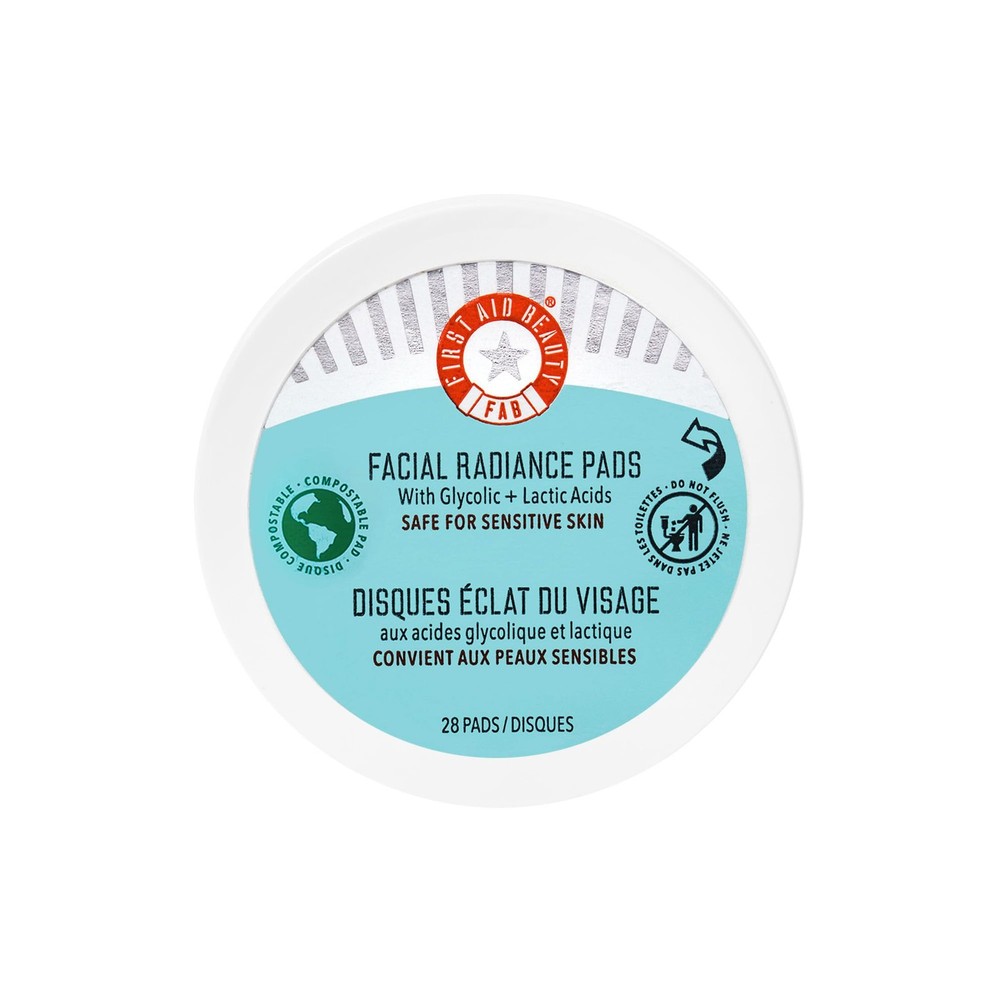 - Facial Radiance Pads with Glycolic & Lactic Acids, Daily Exfoliating Pads w...