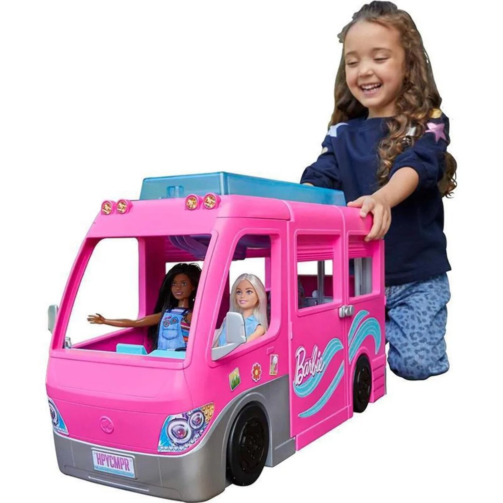 Barbie Doll DreamCamper Van Playset with Pets, Pool, Slide & Accessories