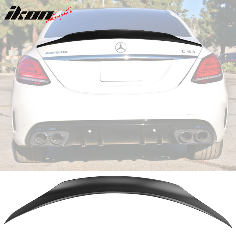 W205 C-Class Sedan PSM Style ABS Rear Trunk Spoiler Unpainted 2015-2021