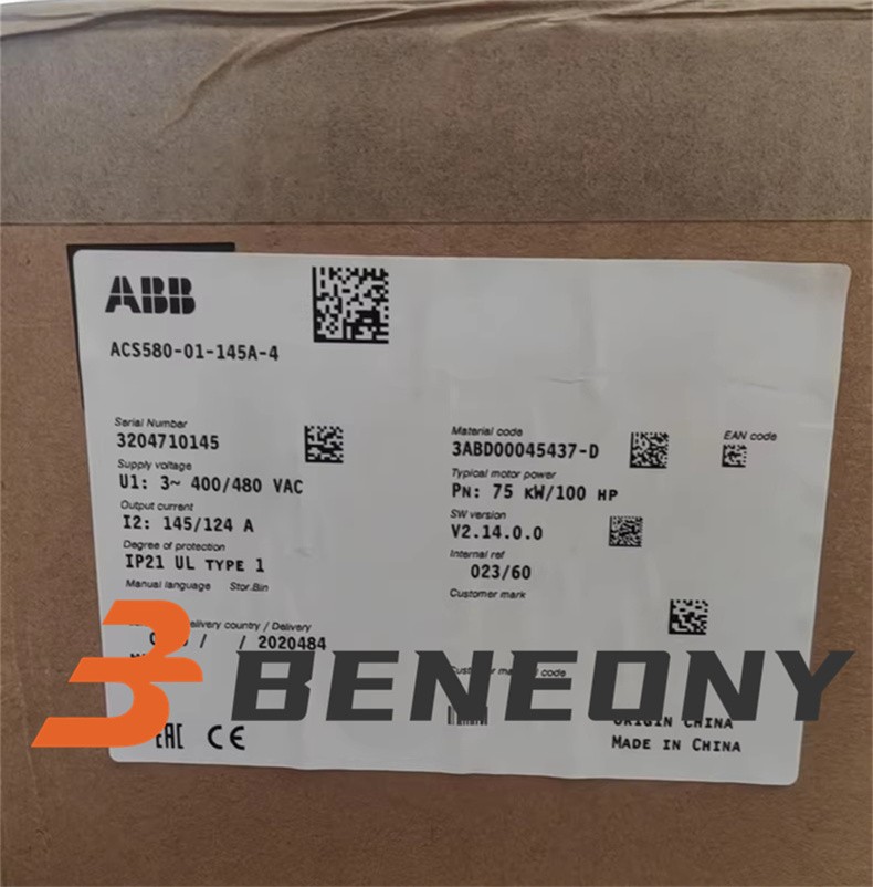 1PC New ABB ACS580-01-145A-4 C7 Inverter ACS58001145A4 Fast Shipping DHL