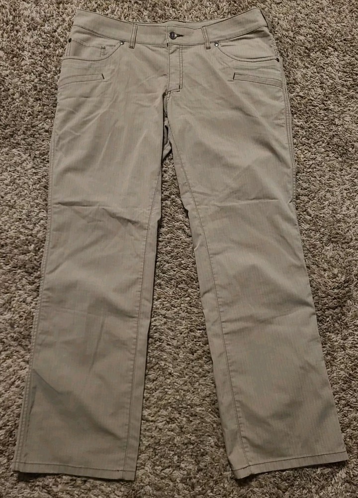 5.11 Tactical Pants Women's 14 Regular Tan Polyester Blend Pockets Straight Fit