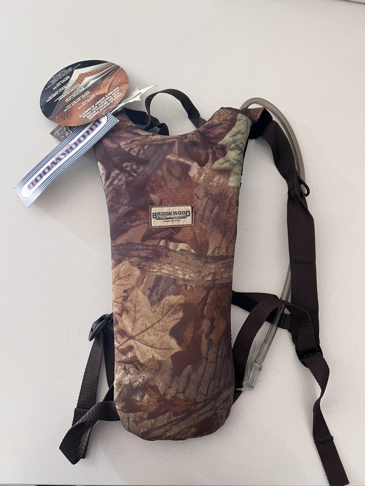Brookwood Outdoors 2L Hydration Backpack -Camo New USA Made Like Camelback
