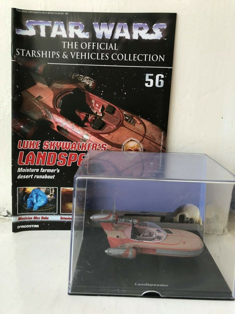 STAR WARS DEAGOSTINI STARSHIPS & VEHICLES ISSUE #56 LUKE SKYWALKER'S LANDSPEEDER