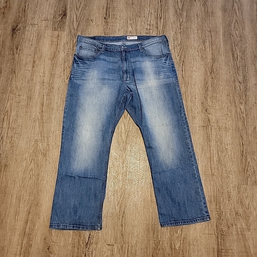 Wrangler Relaxed Boot Denim Blue Jeans ~ Sz 42x30