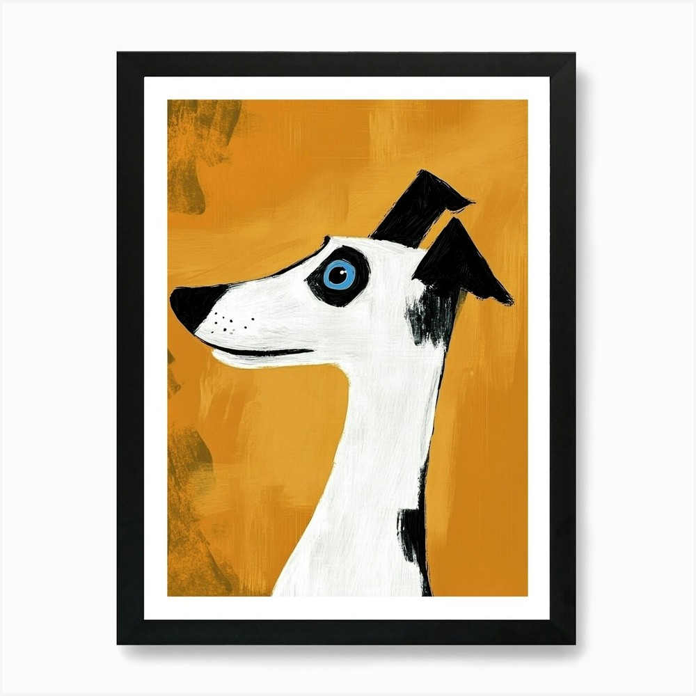 Greyhound Art Print Framed Wall Art Poster Canvas Print Picture