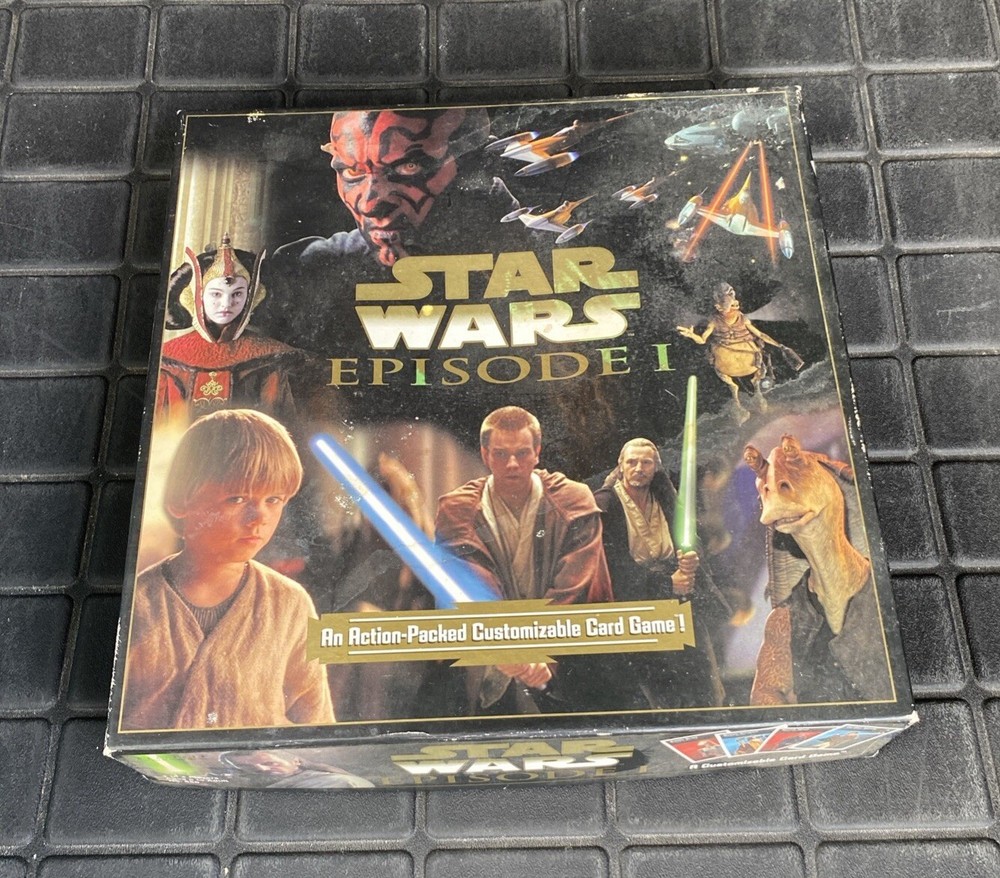 Star Wars Episode 1 Card Game 4 Deck Starter Pack - Open Box