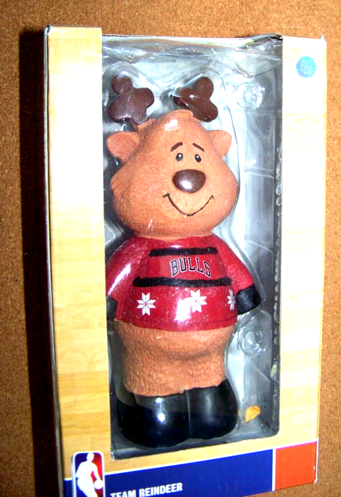 Chicago Bulls Team Reindeer figure figurine statue about 6.5