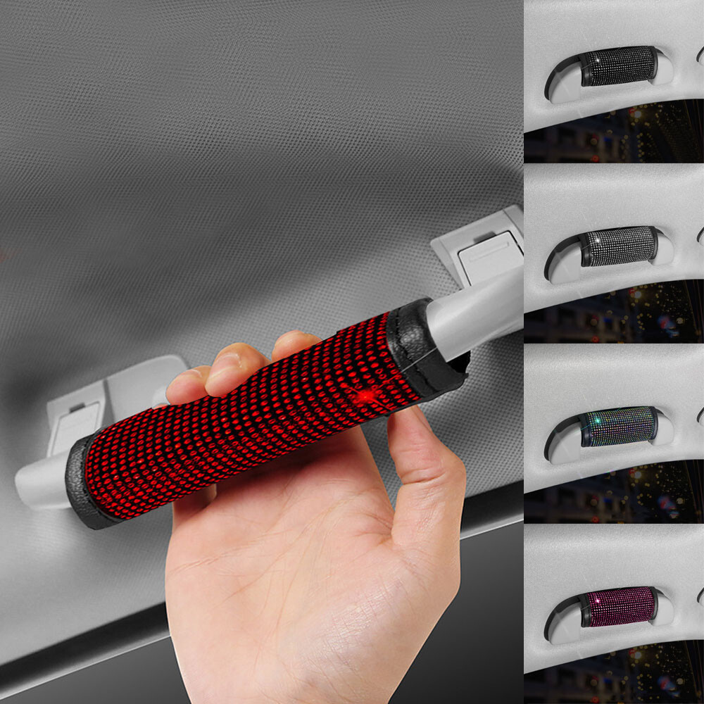 Universal Car Roof Handle Armrest Protector Cover Bling Car Interior Accessories