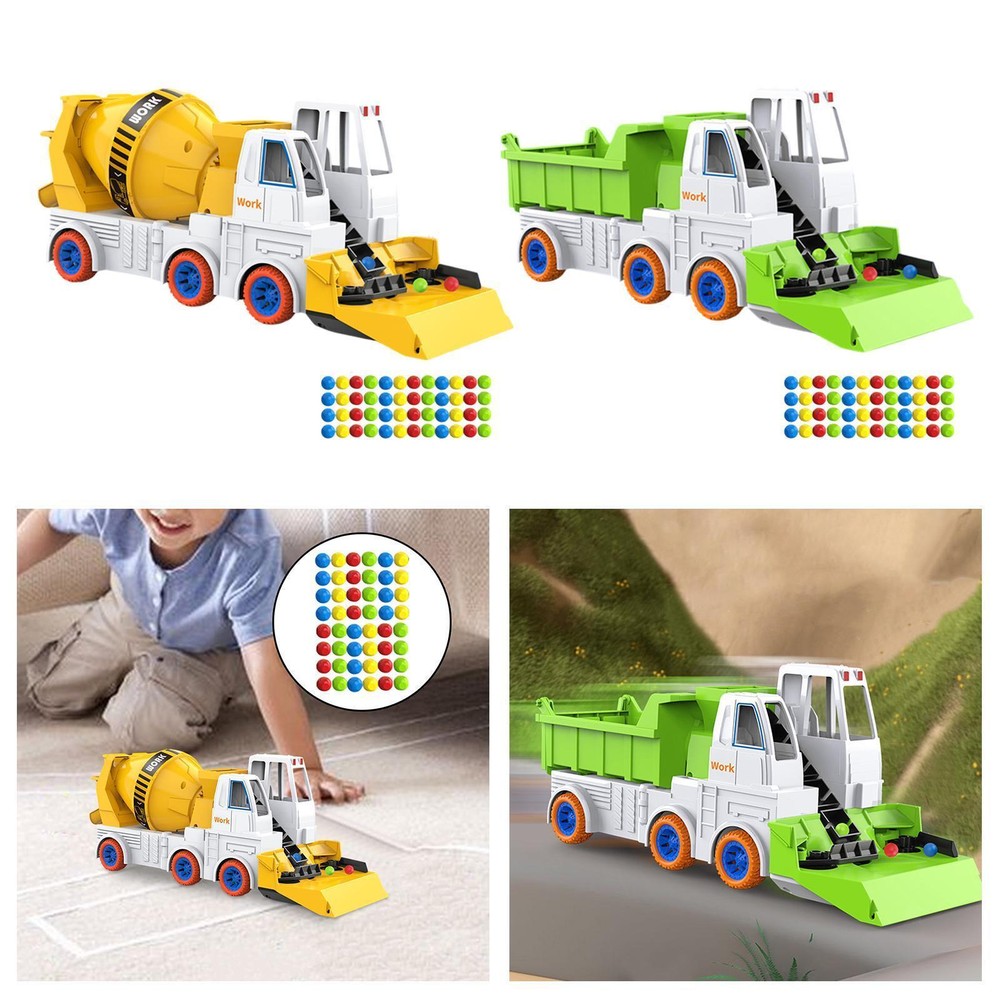 Construction Toy Educational Mixer Dump Truck for Kids Birthday Gifts Boys