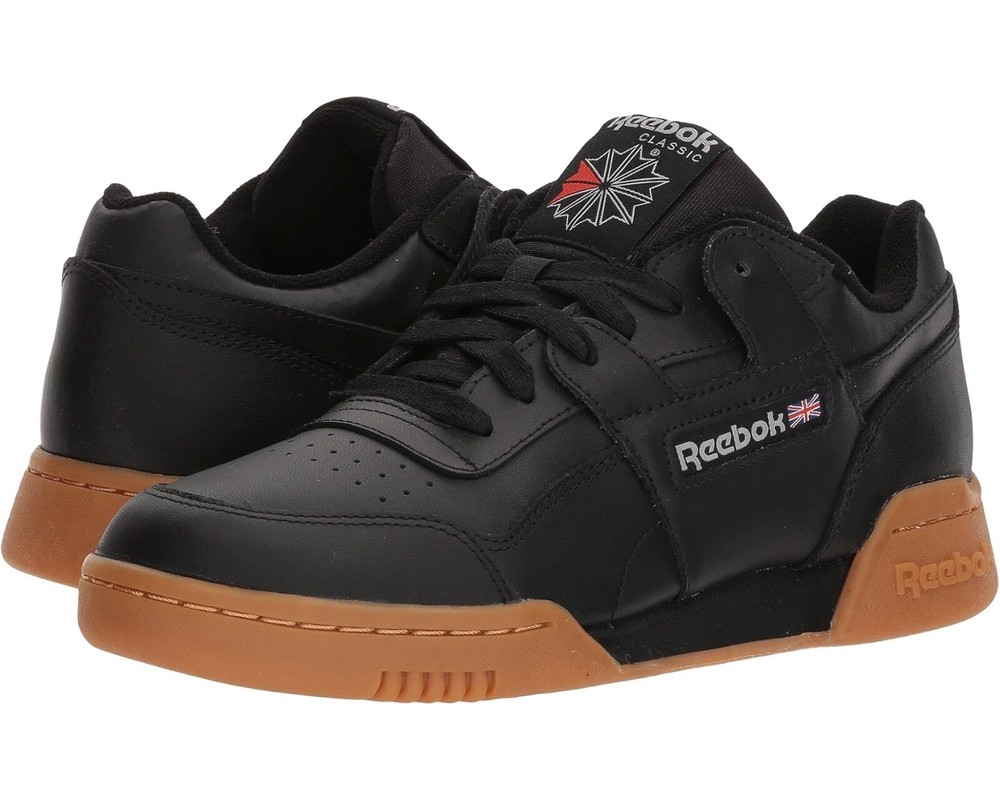 Reebok Men's Black Gum Workout Plus Training Sneakers Size 14 CN2127