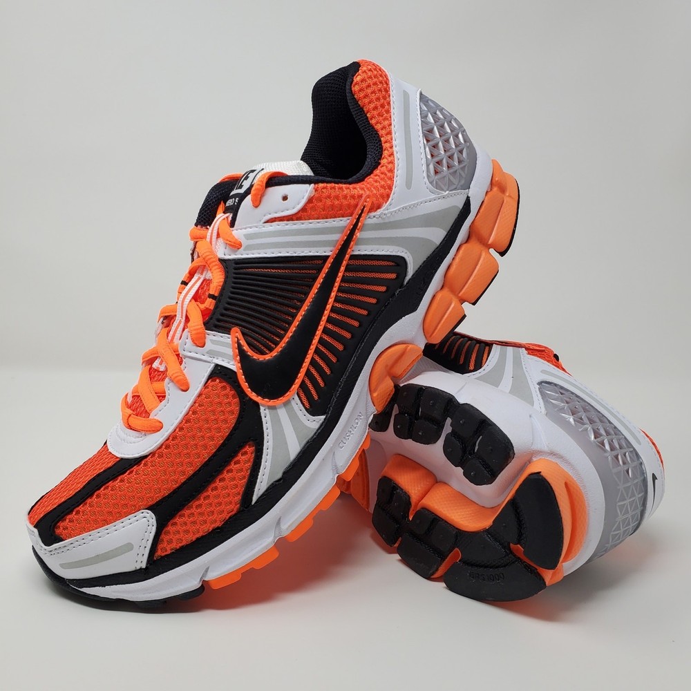 Nike Zoom Vomero 5 Orange Black White FB9149-800 Men's Size 9.5