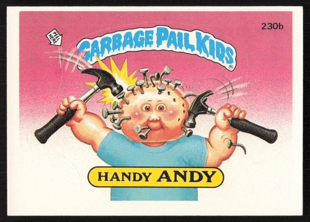 1986 Topps Garbage Pail Kids Sticker Cards Complete Set