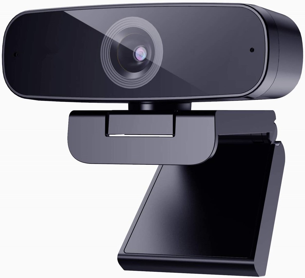 Webcam 1080p Full HD, Live Streaming Camera with Noise Reduction Microphone-image