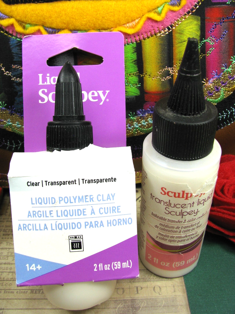 Liquid Sculpey 2 oz Clear Polymer Clay with Free Translucent Bottle at Clearance Price