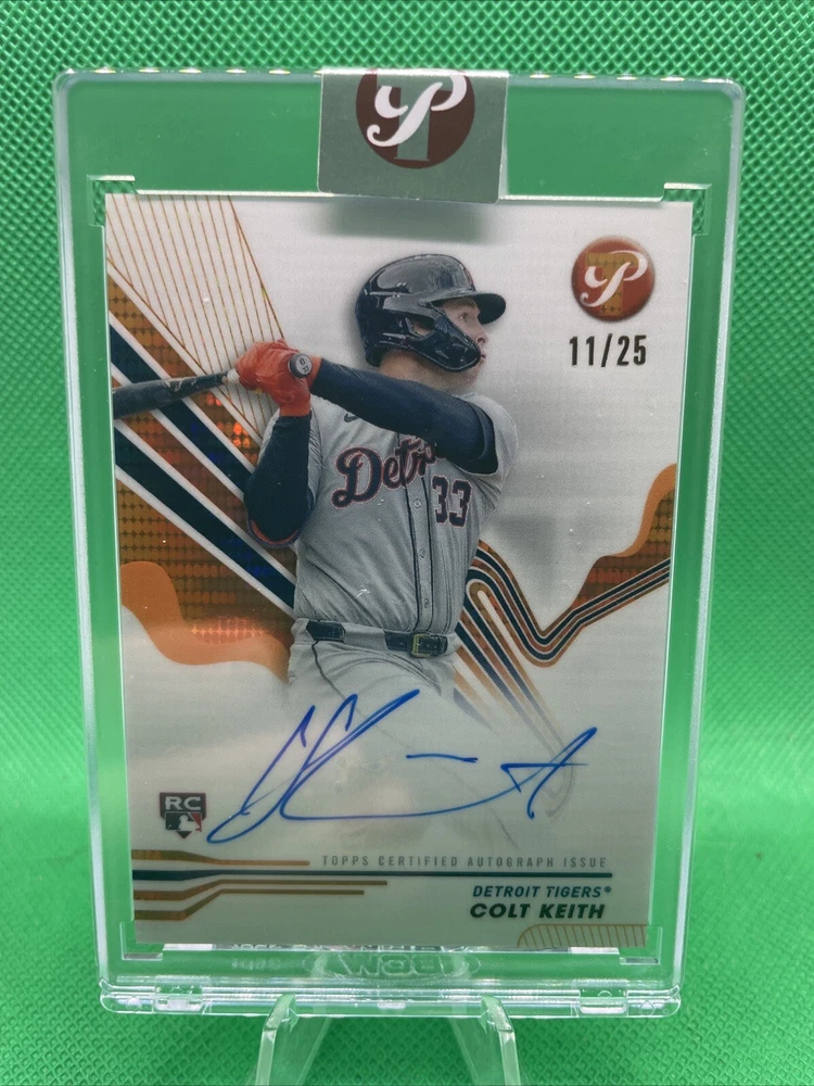 2024 Topps Pristine - Pristine Autographs Orange Pristine Pulsar Refractor #PA-CK Colt Keith /25 (AU, RC)