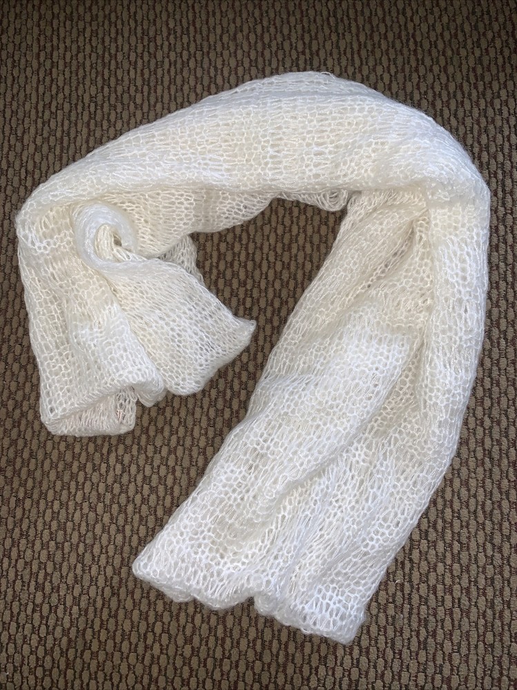 SCARF - SO - Cream - Acrylic - Infinity