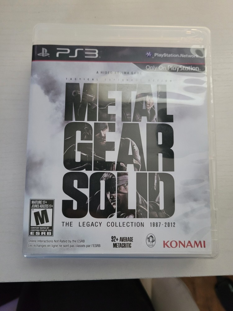 Metal Gear Solid: The Legacy Collection (Sony PlayStation 3, 2013)